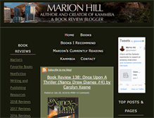 Tablet Screenshot of marion-hill.com